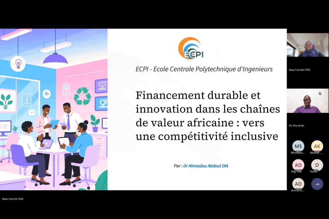 Rediffusion du webinaire : Financement durable et innovation dans les chaînes de valeur africaines